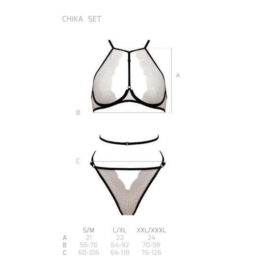 Passion Chika - Bra Set (Cream)