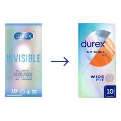 Durex Invisible XL - Extra Large Condoms (10 pack)