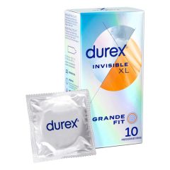 Durex Invisible XL - Extra Large Condoms (10 pack)