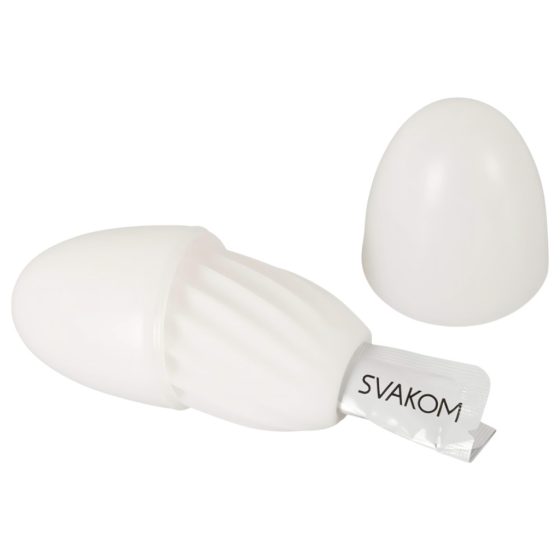 Svakom Hedy - Masturbation Egg - 1pc (White)