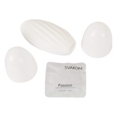 Svakom Hedy - Masturbation Egg - 1pc (White)