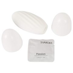 Svakom Hedy - Masturbation Egg - 1pc (White)