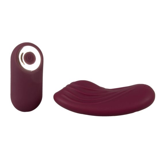 Magic Shiver - Panty Vibrator (Burgundy) - Eco-friendly Packaging