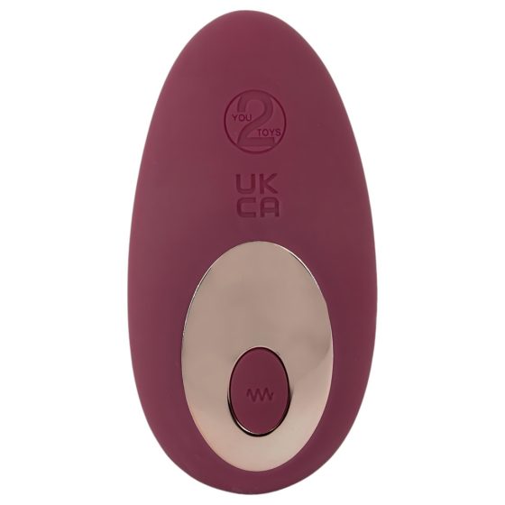 Magic Shiver - Panty Vibrator (Burgundy) - Eco-friendly Packaging