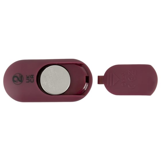 Magic Shiver - Panty Vibrator (Burgundy) - Eco-friendly Packaging