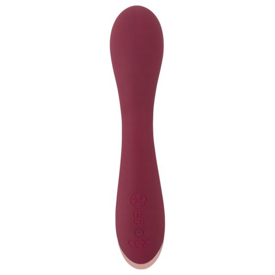 Feel the Magic Shiver - G-spot Vibrator (Burgundy) - Eco Packaging