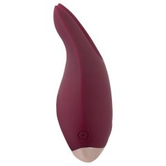   Magic Shiver - Rechargeable Clitoral Stimulator (Burgundy) - Eco Packaging