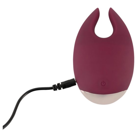 Magic Shiver - Rechargeable Clitoral Stimulator (Burgundy) - Eco Packaging