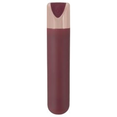   Magic Shiver Rechargeable Wand Vibrator (Burgundy) - Eco Packaging