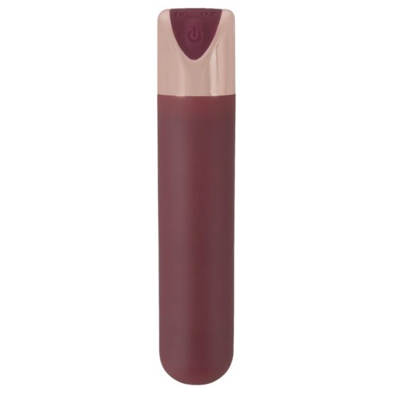 Magic Shiver Rechargeable Wand Vibrator (Burgundy) - Eco Packaging