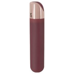   Magic Shiver Rechargeable Wand Vibrator (Burgundy) - Eco Packaging