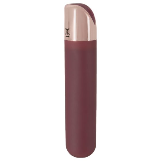 Magic Shiver Rechargeable Wand Vibrator (Burgundy) - Eco Packaging