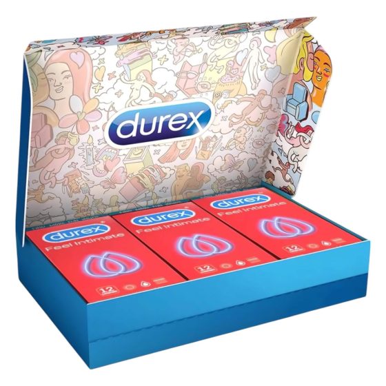 Durex Feel Intimate - Thin Condoms Pack (3 x 12pcs)