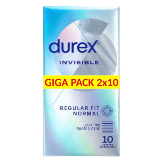 Durex Invisible Extra Thin Condoms (2x10 pack)