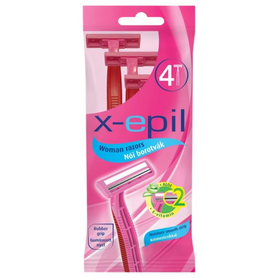 X-Epil - Disposable Women's Razor 2-Blade (4 pack)