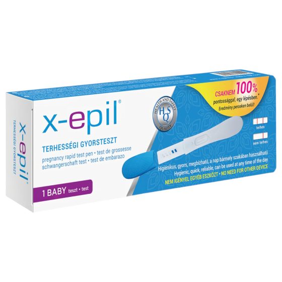 X-Epil - exclusive pregnancy rapid test pen (1 pc) simplifies to X-Epil - Pregnancy Test Pen (1pc)""