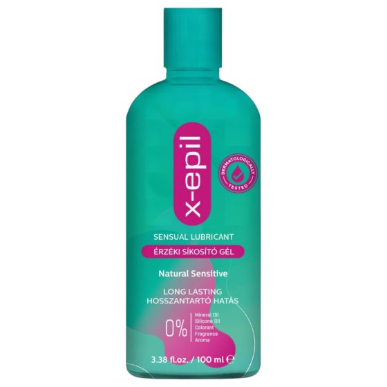 X-Epil Natural Sensitive - Sensual Lubricant Gel (100ml)