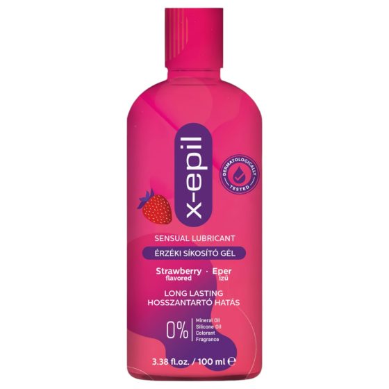 X-Epil - Strawberry Sensual Lubricant Gel (100ml)