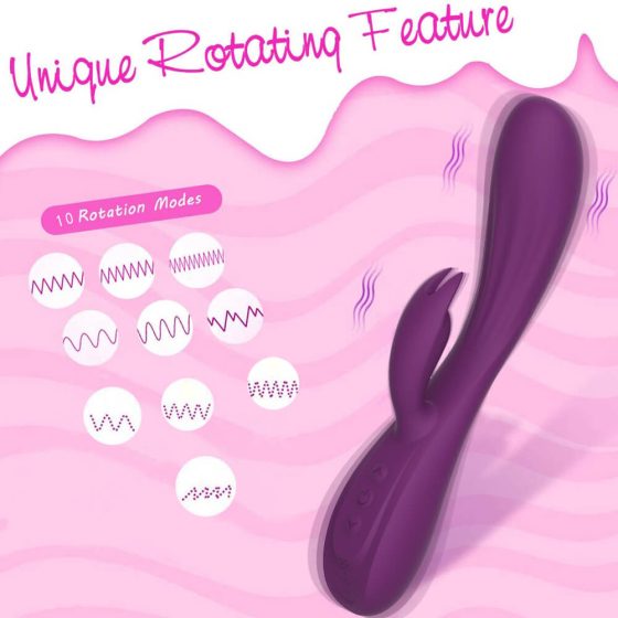 WEJOY Elise - Battery operated, waterproof, vibrator with wand (purple)