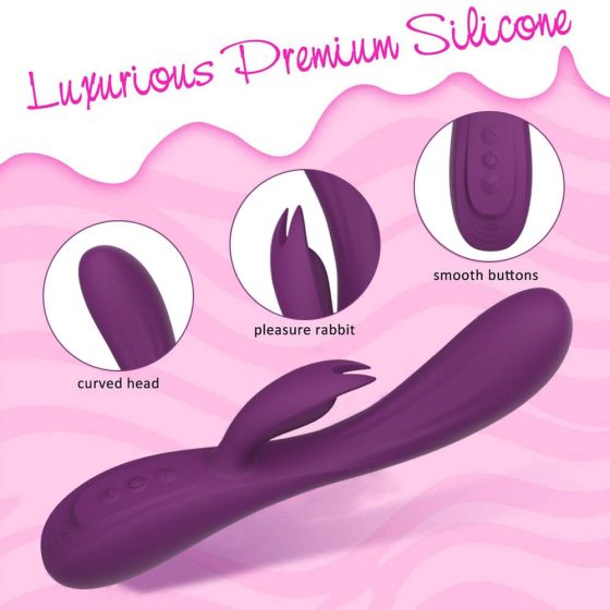 WEJOY Elise - Battery operated, waterproof, vibrator with wand (purple)