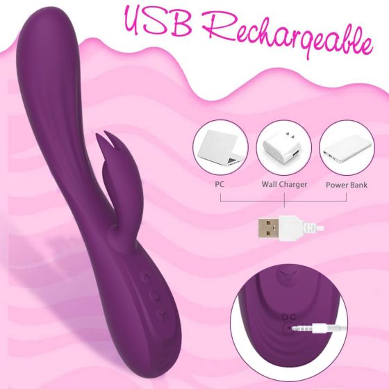 WEJOY Elise - Battery operated, waterproof, vibrator with wand (purple)