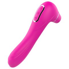   WEJOY Allen - Rechargeable Vaginal and Clitoral Vibrator (Pink)