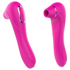   WEJOY Allen - Rechargeable Vaginal and Clitoral Vibrator (Pink)