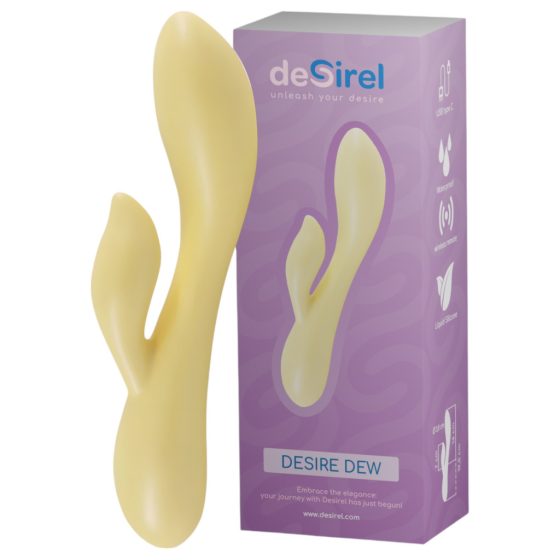 Desirel Desire Dew - smart, clitoral arm vibrator (yellow)