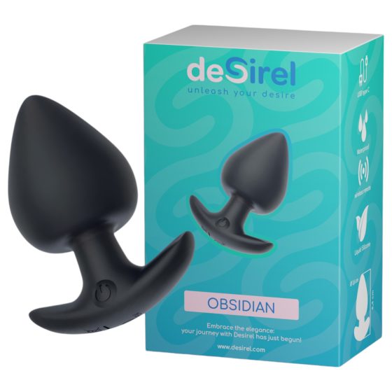 Desirel Obsidian - smart anal vibrator (black)