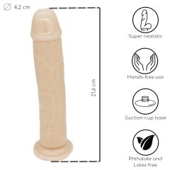 Desirel Desired Bliss - suction cup dildo (natural)