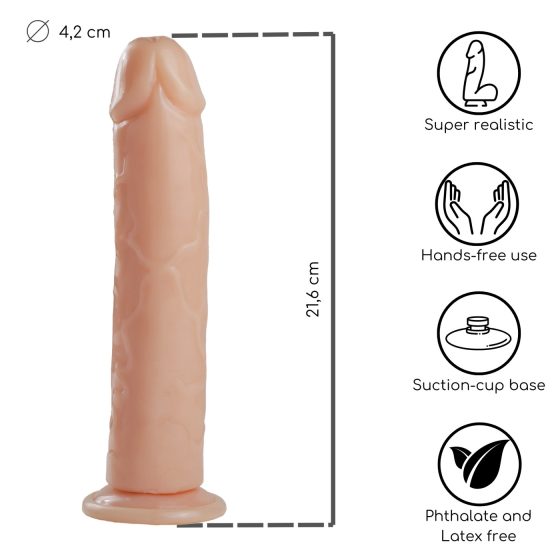 Desirel Desired Bliss - suction cup dildo (natural)