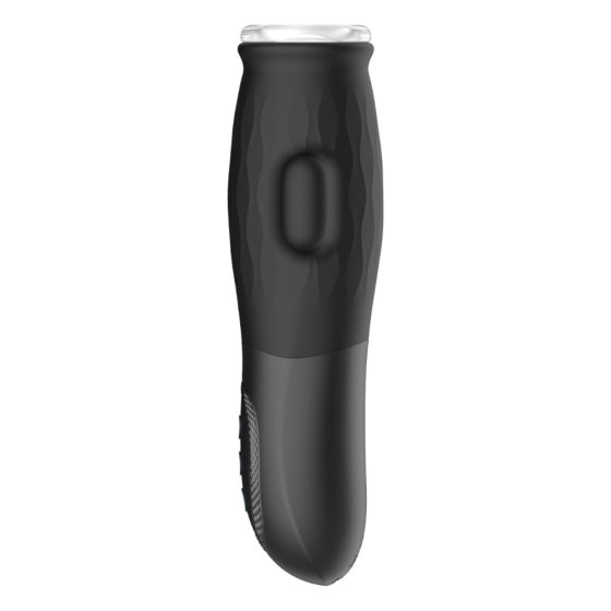 Lonely Anne - Rechargeable Vibrating-Sucking Masturbator (Black)