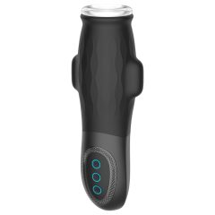   Lonely Anne - Rechargeable Vibrating-Sucking Masturbator (Black)