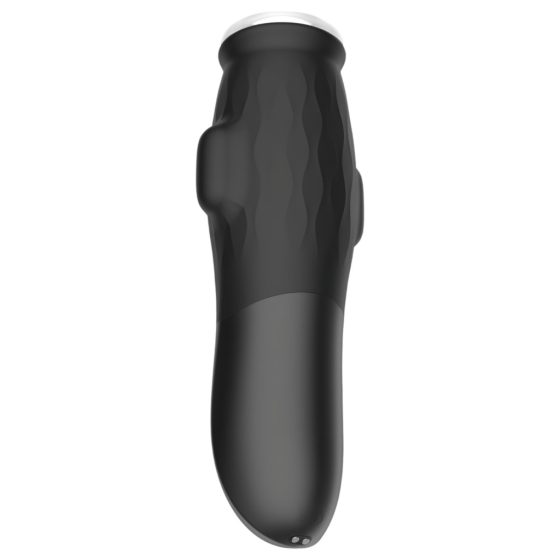 Lonely Anne - Rechargeable Vibrating-Sucking Masturbator (Black)