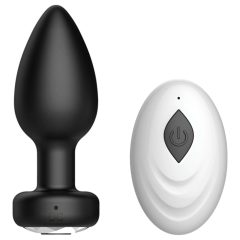   Desirel Easy Obsidian - Rechargeable, Remote-Controlled Anal Vibrator (Black)