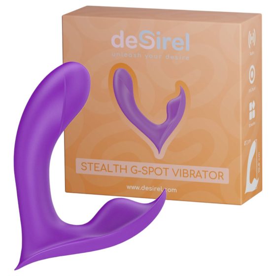 Desirel Insider - Rechargeable, Remote-Controlled G-Spot/Prostate Vibrator (Purple)