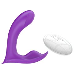   Desirel Insider - Rechargeable, Remote-Controlled G-Spot/Prostate Vibrator (Purple)