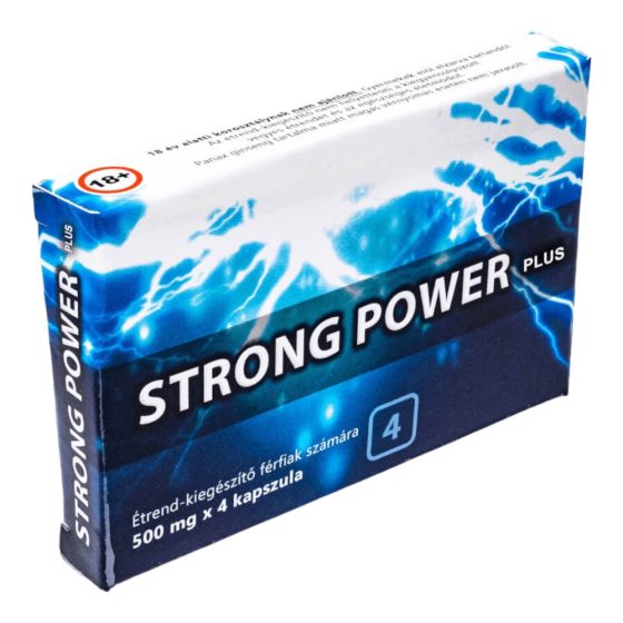 Strong Power Plus - Dietary Supplement Capsule for Men (4pcs)