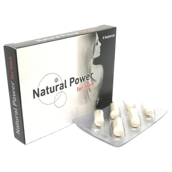 Natural Power - Men's Dietary Supplement Capsules (6 pcs)