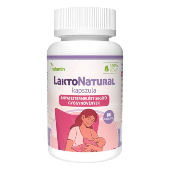 Netamin LactoNatural - Lactation Support Supplement Capsules (60 pcs)