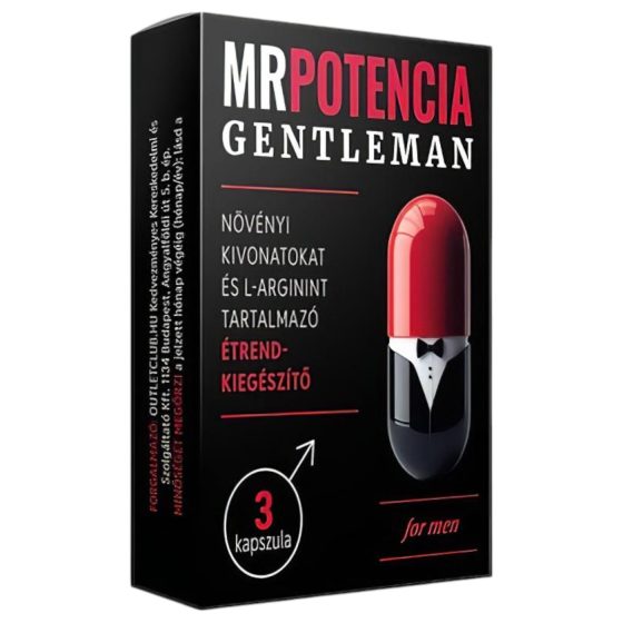 MRPOTENCIA GENTLEMAN - Dietary supplement capsules for men (3 pcs)