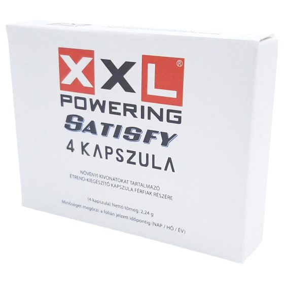 XXL Powering Satisfy - Strong Dietary Supplement for Men (4pcs)