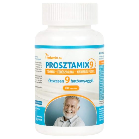 Netamin ProstaMix9 - Prostate Support Supplement Capsules (60 pcs)