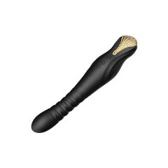   ZALO King - Rechargeable Waterproof Thrusting Vibrator (Black)