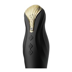   ZALO King - Rechargeable Waterproof Thrusting Vibrator (Black)