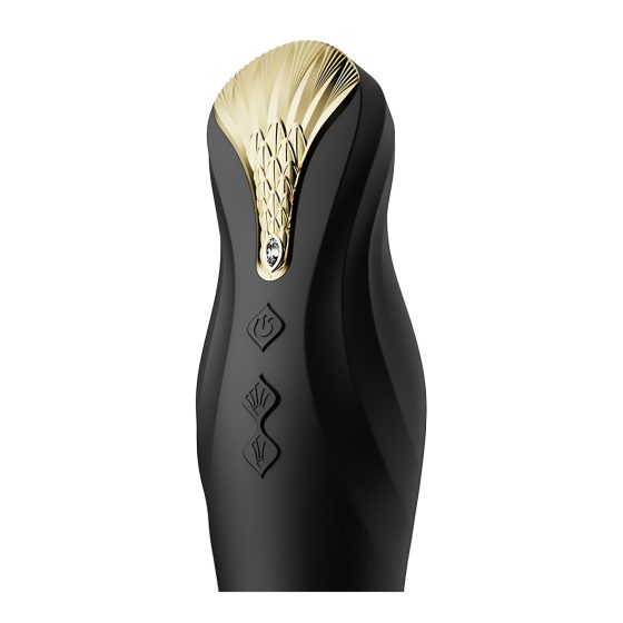 ZALO King - Rechargeable Waterproof Thrusting Vibrator (Black)