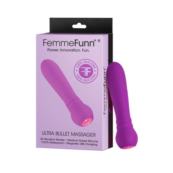 FemmeFunn Ultra Bullet - Premium Wand Vibrator (Purple)