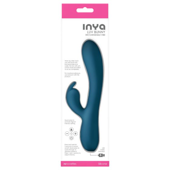 Luv Bunny Rechargeable Clitoral Vibrator (Turquoise)