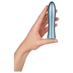   FemmeFunn Bougie - Anodized Aluminum Premium Vibrator (Silver)