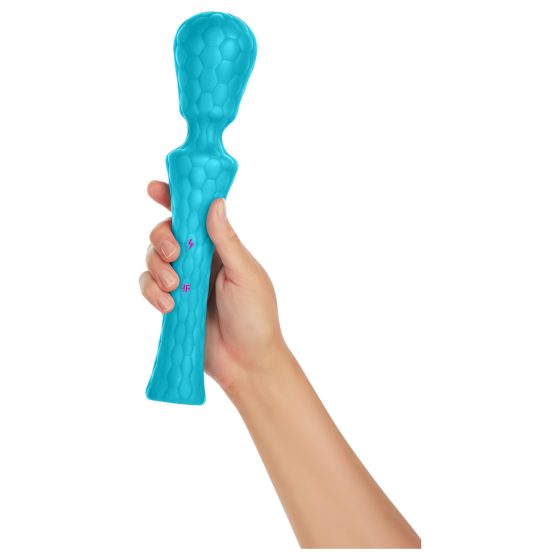 FemmeFunn Ultra Wand XL - Premium Massaging Vibrator (Turquoise)